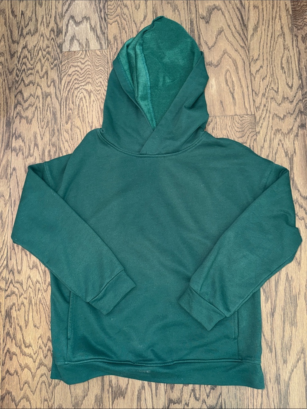 Forest Green Pullover Hoodie size small.